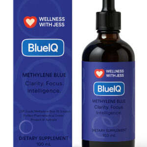 BlueIQ – Methylene Blue: Brain Focus & Mood Balance - Australian Made 1% Solution - USP Grade 150ml